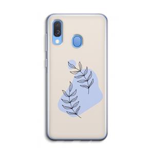 CaseCompany Leaf me if you can: Samsung Galaxy A40 Transparant Hoesje