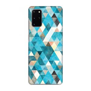 CaseCompany Gekleurde driehoekjes blauw: Volledig geprint Samsung Galaxy S20 Plus Hoesje