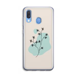 CaseCompany Love your petals: Samsung Galaxy A40 Transparant Hoesje
