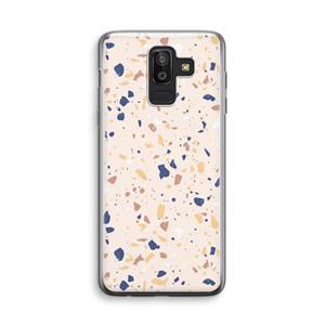 CaseCompany Terrazzo N°23: Samsung Galaxy J8 (2018) Transparant Hoesje