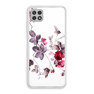 CaseCompany Mooie bloemen: Samsung Galaxy A22 4G Transparant Hoesje