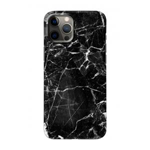 CaseCompany Zwart Marmer 2: Volledig geprint iPhone 12 Pro Hoesje