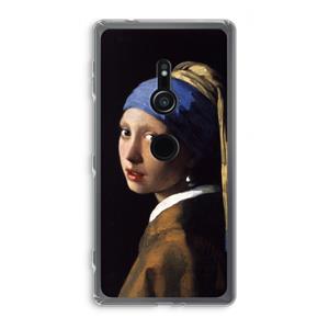 CaseCompany The Pearl Earring: Sony Xperia XZ2 Transparant Hoesje