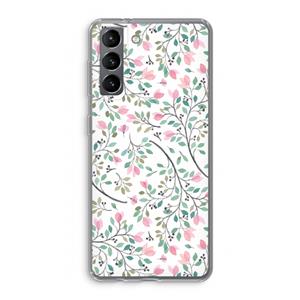 CaseCompany Sierlijke bloemen: Samsung Galaxy S21 Transparant Hoesje