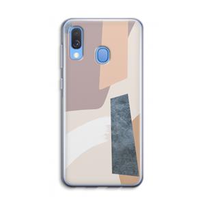 CaseCompany Luca: Samsung Galaxy A40 Transparant Hoesje