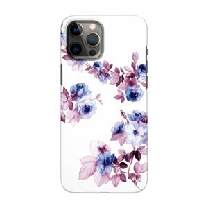 CaseCompany Waterverf bloemen: Volledig geprint iPhone 12 Pro Hoesje