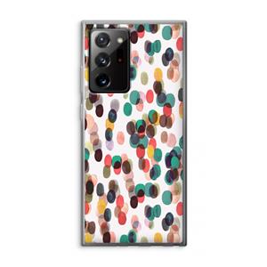 CaseCompany Tropical Dots: Samsung Galaxy Note 20 Ultra / Note 20 Ultra 5G Transparant Hoesje