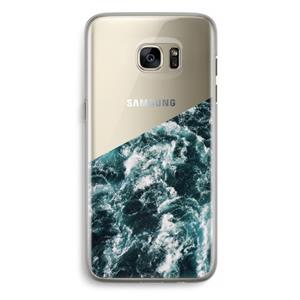 CaseCompany Zee golf: Samsung Galaxy S7 Edge Transparant Hoesje
