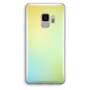 CaseCompany Minty mist pastel: Samsung Galaxy S9 Transparant Hoesje