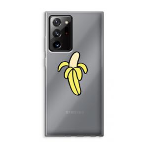 CaseCompany Banana: Samsung Galaxy Note 20 Ultra / Note 20 Ultra 5G Transparant Hoesje
