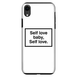 CaseCompany Self love: iPhone XR Tough Case