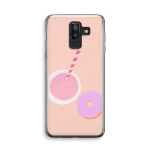 CaseCompany Donut: Samsung Galaxy J8 (2018) Transparant Hoesje