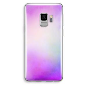 CaseCompany Clouds pastel: Samsung Galaxy S9 Transparant Hoesje