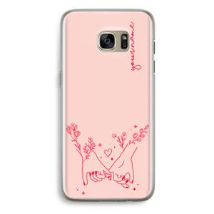 CaseCompany Best Friends: Samsung Galaxy S7 Edge Transparant Hoesje
