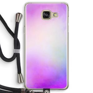 CaseCompany Clouds pastel: Samsung Galaxy A5 (2016) Transparant Hoesje met koord