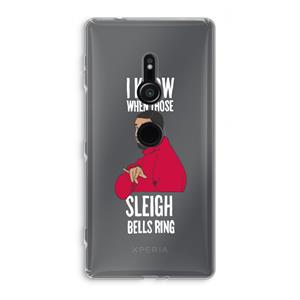 CaseCompany Sleigh Bells Ring: Sony Xperia XZ2 Transparant Hoesje