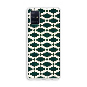 CaseCompany Moroccan tiles: Galaxy A51 4G Transparant Hoesje