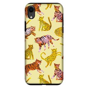 CaseCompany Cute Tigers and Leopards: iPhone XR Tough Case