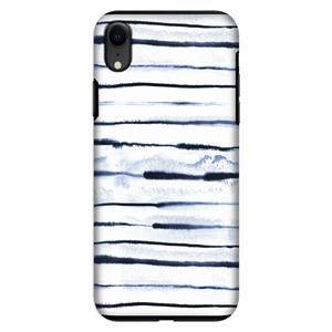 CaseCompany Ink Stripes: iPhone XR Tough Case