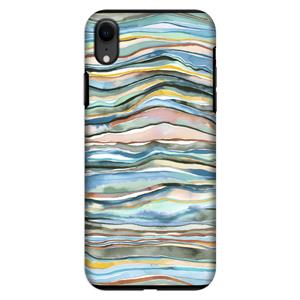 CaseCompany Watercolor Agate: iPhone XR Tough Case