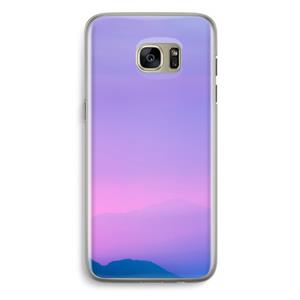 CaseCompany Sunset pastel: Samsung Galaxy S7 Edge Transparant Hoesje