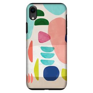 CaseCompany Bold Rounded Shapes: iPhone XR Tough Case