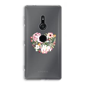 CaseCompany GRL PWR Flower: Sony Xperia XZ2 Transparant Hoesje