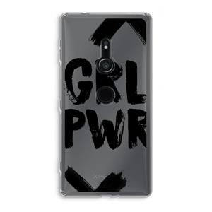 CaseCompany Girl Power #2: Sony Xperia XZ2 Transparant Hoesje