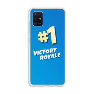 CaseCompany Victory Royale: Galaxy A51 4G Transparant Hoesje