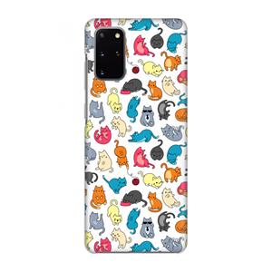 CaseCompany Kleurrijke katten: Volledig geprint Samsung Galaxy S20 Plus Hoesje