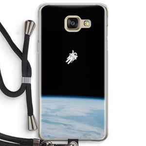 CaseCompany Alone in Space: Samsung Galaxy A5 (2016) Transparant Hoesje met koord
