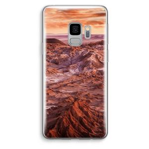 CaseCompany Mars: Samsung Galaxy S9 Transparant Hoesje