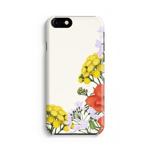 CaseCompany Wilde bloemen: iPhone 8 Volledig Geprint Hoesje