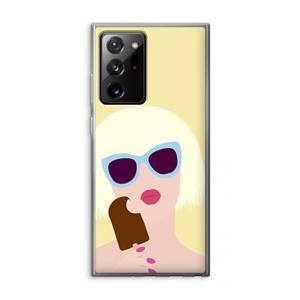 CaseCompany Ice cream: Samsung Galaxy Note 20 Ultra / Note 20 Ultra 5G Transparant Hoesje