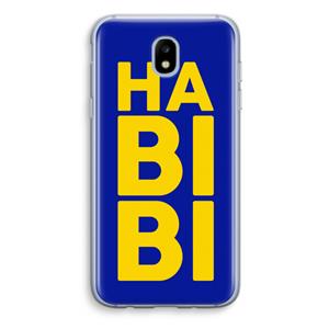CaseCompany Habibi Blue: Samsung Galaxy J5 (2017) Transparant Hoesje