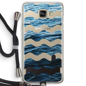 CaseCompany Oceaan: Samsung Galaxy A5 (2016) Transparant Hoesje met koord