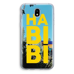CaseCompany Habibi Majorelle : Samsung Galaxy J5 (2017) Transparant Hoesje