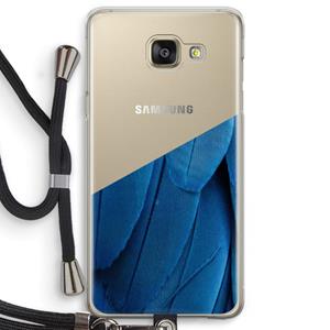 CaseCompany Pauw: Samsung Galaxy A5 (2016) Transparant Hoesje met koord
