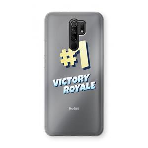CaseCompany Victory Royale: Xiaomi Redmi 9 Transparant Hoesje