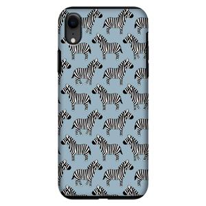 CaseCompany Zebra: iPhone XR Tough Case