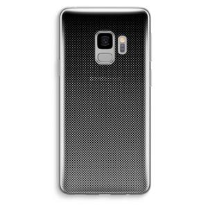 CaseCompany Musketon Halftone: Samsung Galaxy S9 Transparant Hoesje
