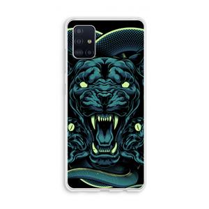 CaseCompany Cougar and Vipers: Galaxy A51 4G Transparant Hoesje