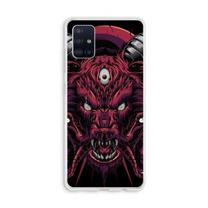 CaseCompany Hell Hound and Serpents: Galaxy A51 4G Transparant Hoesje