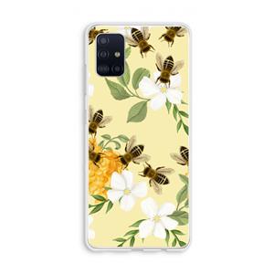 CaseCompany No flowers without bees: Galaxy A51 4G Transparant Hoesje