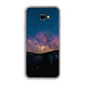 CaseCompany Travel to space: Samsung Galaxy J4 Plus Transparant Hoesje