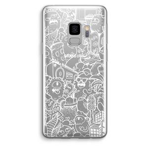 CaseCompany Vexx City #2: Samsung Galaxy S9 Transparant Hoesje