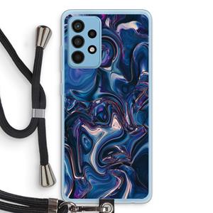 CaseCompany Mirrored Mirage: Samsung Galaxy A52 Transparant Hoesje met koord