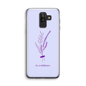 CaseCompany Be a wildflower: Samsung Galaxy J8 (2018) Transparant Hoesje
