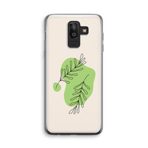 CaseCompany Beleaf in you: Samsung Galaxy J8 (2018) Transparant Hoesje