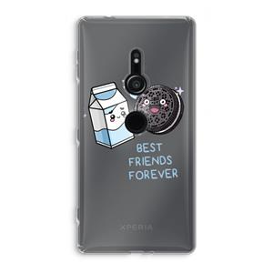 CaseCompany Best Friend Forever: Sony Xperia XZ2 Transparant Hoesje